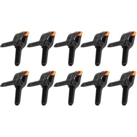 Pinces à ressort - Tbest - Lot de 10 - Plastique résistant - Réparation d'écran - Poignée antidérapante (1/4)