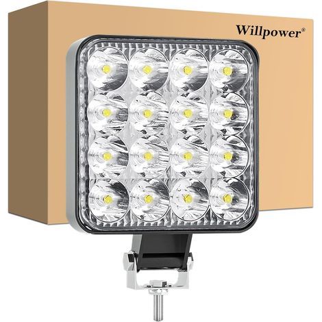 LED-Arbeitsleuchte, 48 W Mini-Projektor 3,5 Zoll, Aluminiumlegierung, IP67 wasserdicht, für SUV, Geländewagen und LKW (1/5)