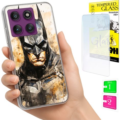Coque pour Motorola Edge 60 Pro avec protection photo et verre trempé 9H (1/5)