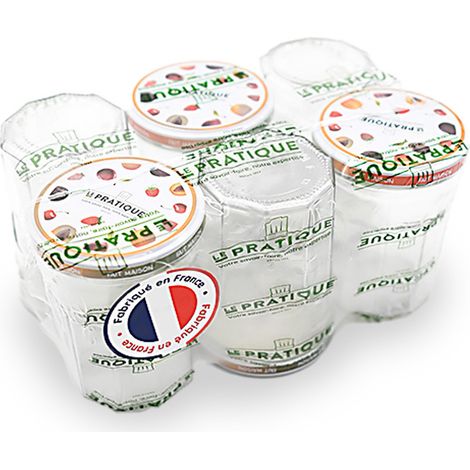 Pots De Confiture 385ml ø82 Pack De 6 - Le Pratique