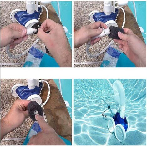 20 Brosse en mousse,Diamètre 4,3cm,Pour robot piscine Polaris 180 280 360 380 480 3900 Sport (1/4)