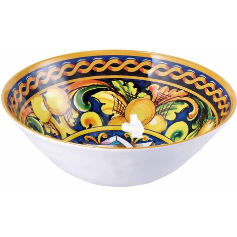 Ad Trend Ciotola Melamina Lemon D 32 Cm H 11 Cm Giallo (1/2)