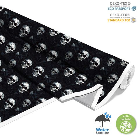 TESSUTI DECORATIVI PER ESTERNI OXFORD - Motivo Teschio I DX4662 (1/5)