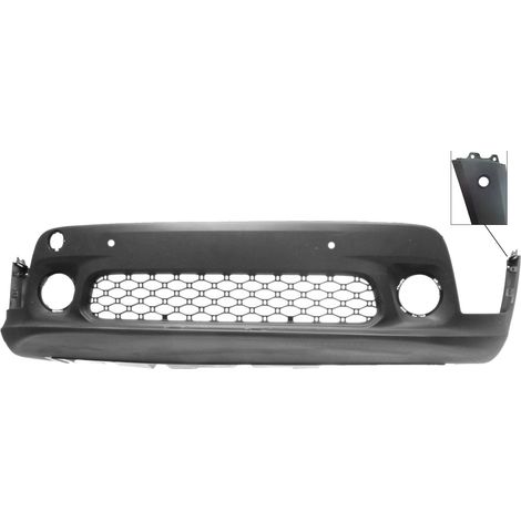 PARAURTI ANTERIORE INFERIORE GOFFRATO - CON 4 FORI PARK ASSIST - JEEP - Renegade 2018 - 735688739