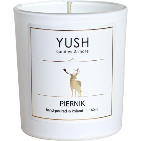 Pain d'épice - Bougie de Noël royale au soja - 160 ml - yush (1/5)