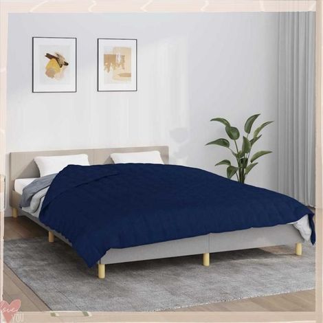 Couverture lestée - VINGVO - 350745 - 200x225 cm - 13 kg - Coton respirant (1/5)