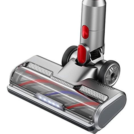 Brush Compatible with Dyson V10 V8 V7 V11 V15 Vacuum Cleaner Attachment Vacuum Cleaner Head with 5 Lights for Hard Floor and Carpet (1/5)