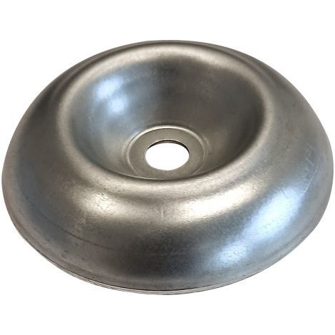 COPPA FISSA IN ACCIAIO Ø esterno mm 100 - foro mm 10,00 5 PZ