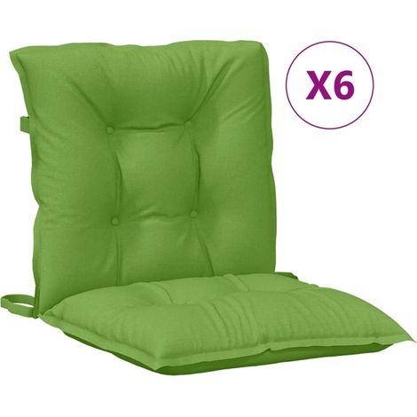 Maison Exclusive - Niedriglehner-Auflagen 6 Stk. Melange Grün 100 (1/5)