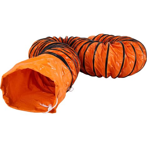 Conduit PVC flexible 10 m, diamètre 300 mm/12", pour ventilation et extraction d'air. (1/5)
