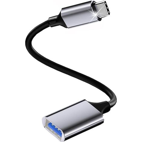 USB C vers USB 3.0, 5Gbps OTG Câble Type C Mâle vers USB A Femelle, Compatible avec iPhone 16 Pro Max/15 Pro Max, iPad Pro, MacBook Pro/Air, Samsung Galaxy, Google Pixel,Huawei (1/4)
