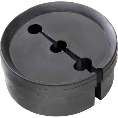 Wiska 10103108 GFD 25/01/090 Cornice di tenuta antiurto, con antistrappo M25 Plastica Nero (RAL 9005) 25 pz.