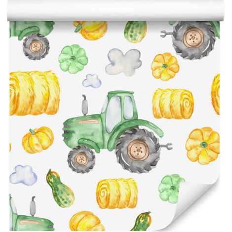 Papier peint Tracteurs pour salon et chambre 50x1000 cm (1/5)