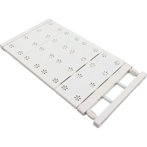 Panneau de séparation extensible pour armoire, gain de place, avec tringle intégrée, pour armoire de 48 à 80 cm (18,9 à 31,5 pouces). (1/5)