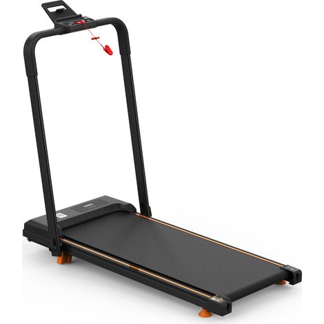 Tapis de course pliable 3-en-1 compacte avec haut-parleurs intégrés, inclinaison réglable 10%, capacité 120 kg (1/5)