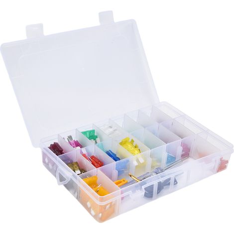 Kit de 180 fusibles automobiles à lames en alliage d'aluminium avec testeur de circuit 5-40 A (1/5)