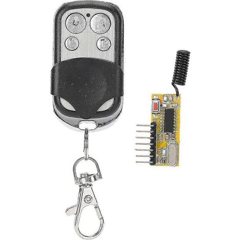 25-26 JW-4LMK+ Clavier à 4 touches métalliques avec module de réception sans fil superhétérodyne à aiguille incurvée et à décodage (1/4)