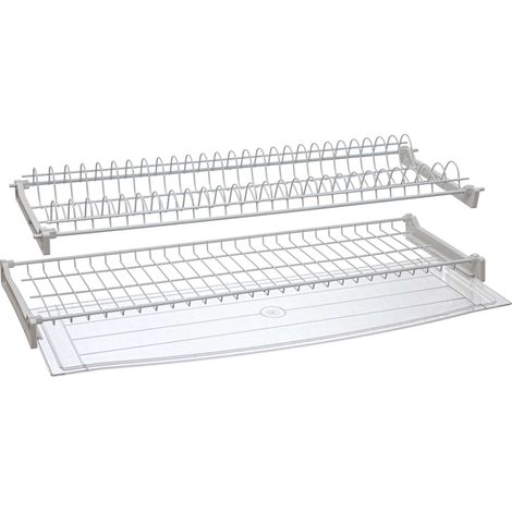 KIT SCOLAPIATTI C/VASCHETTA 76 CM CROMO (1/3)