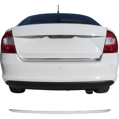 Garniture de Hayon Coffre pour Skoda Rapid Berline 2012-2019 acier inox (1/5)