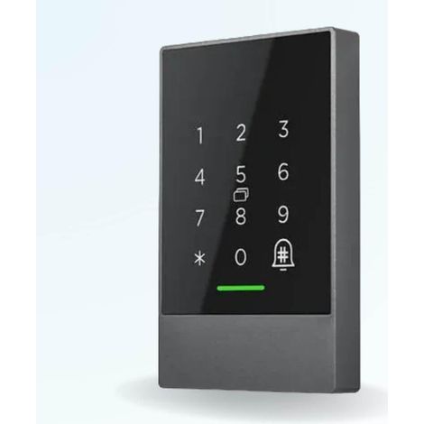 Clavier de contrôle d'accès tactile connecté LOCKY-7C ECO à code, badge et bluetooth