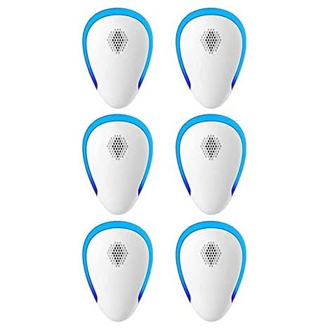 Ultrasonic Repeller 6 Packs, 2023 Le Plus RéCent RéPulsif éLectronique Antiparasitaire IntéRieur Plug en Bug Repellent Prise UE - (1/5)