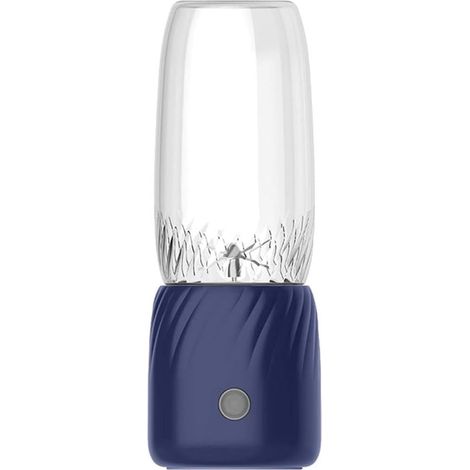 Licuadora portátil, mini licuadora, recargable, mini licuadora para frutas y verduras, azul. (1/5)