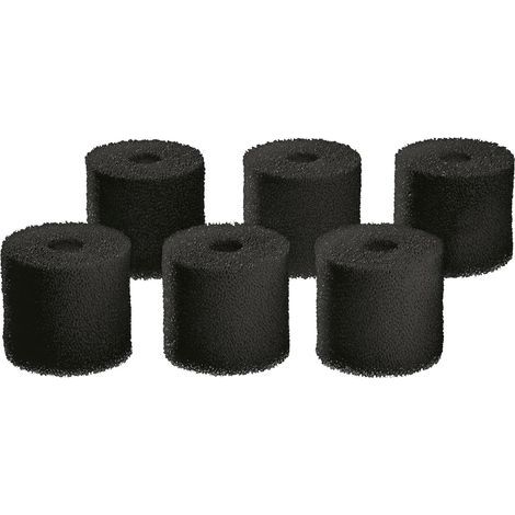 6er-Pack Schaumstoff-Vorfilter für Biomaster 60 PPI, Aktivkohle, für Indoor-Aquarien (1/4)