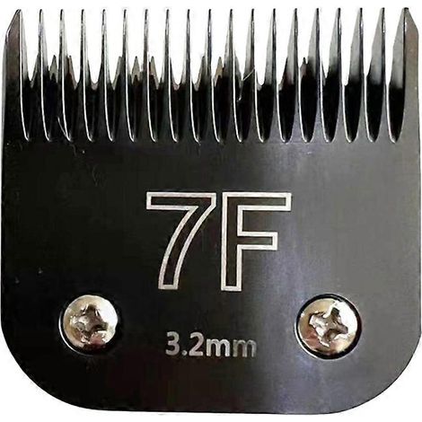 Lame détachable professionnelle 7F 3,2 mm pour tondeuses Wahl KM 10 et compatibles avec les tondeuses Andis AG / AGC / SMC / Oster A5 / Classic 76. (1/5)