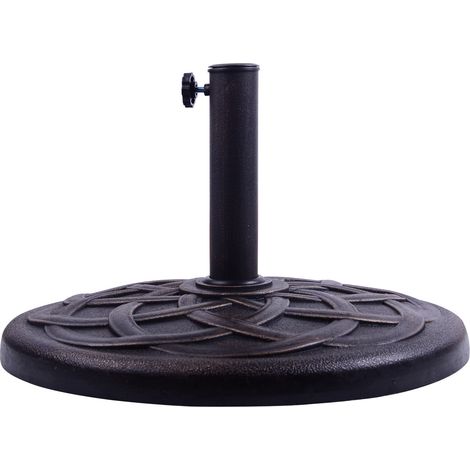 Pied de parasol ROSACE bronze (1/5)