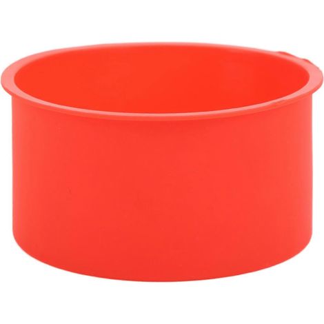 Moules à gâteaux ronds en silicone alimentaire pour la cuisson de gâteaux à étages, cheesecakes et gâteaux au pain. (1/3)