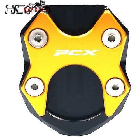 CNC-gefräste Seitenständerverlängerung für Honda PCX125, PCX150 und PCX 125/150 (Modelljahre 2018–2021) – Gold (1/5)