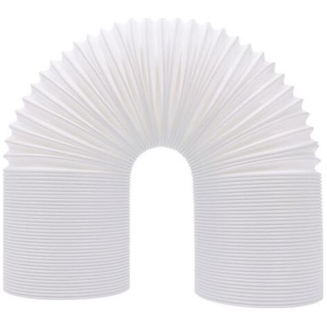 Tuyau d'échappement pour climatiseur 13 cm de diamètre et 300,5 cm de long Tuyau d'échappement flexible pour climatiseur portable, plusieurs options de longueur (1/5)