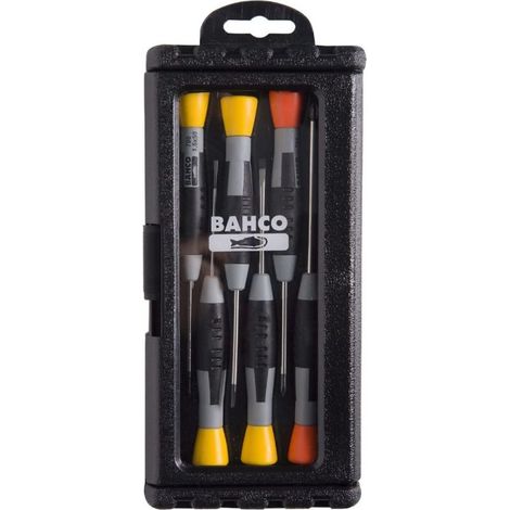 Bahco Tournevis de Précision Argent Ergonomique 6 pcs (1/2)