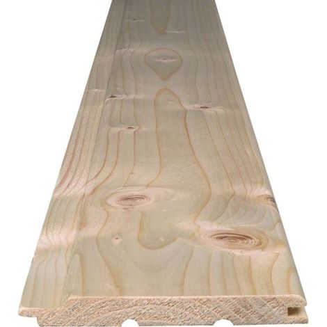 Profilholz Fichte Tanne A-Sortierung Softline 200 x 12,1 cm 14 mm Profilholz