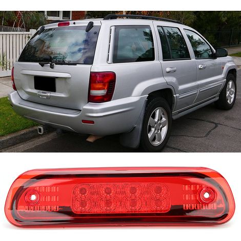 Hochgesetzte LED-Bremsleuchte 55155140AB, passend für Jeep Grand Cherokee (1999–2004), Rot (1/5)