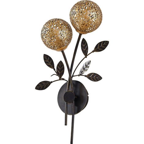 Wandleuchte, Wandlampe Innen "Evory" aus Metall für Wohnzimmer & Esszimmer von Lucande (1/5)