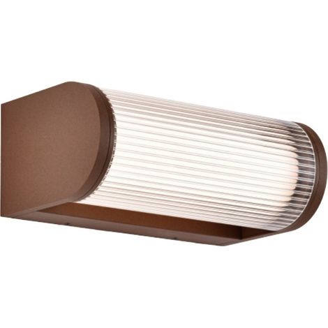 Applique murale exterieure led mantra gant 12w 890lm 3000k ip65 corten 224682595 224682595 (1/2)