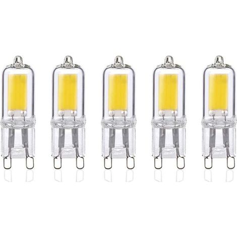 Ampoule Led G9 - 2 W - 6000 K - 250 Lm - Angle 360° - Ra 80 - 220-240 V Ac - Non Dimmable - Lot De 5 (1/4)