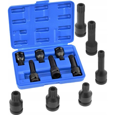 Bits de impacto spline 1/2" M14 M16 M18 para cubo VAG VW AUDI SKODA (1/5)