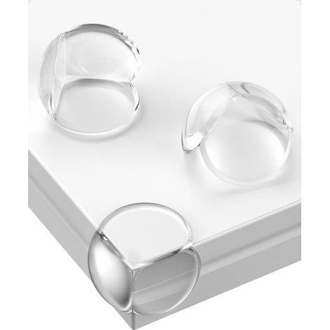 50 Stück Baby-Eckenschützer für Tische, transparente Möbeleckenschützer für Babys. Rund.
