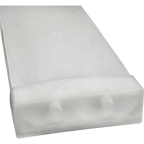 Jandei - Par de tapas para perfil flexible 100x30mm