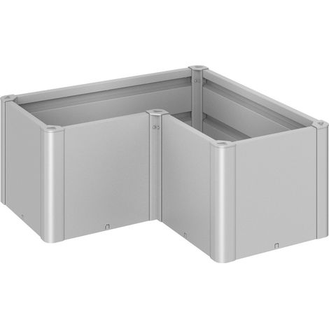 Fioriera BELVEDERE L 100 in Metallo Biohort Grigio Scuro Metal - MINI (1/5)