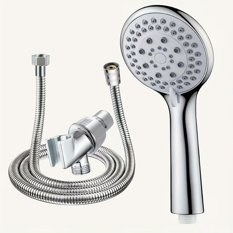 Flexible de douche universel renforcé pour douches à main et installation dans la salle de bain, conçu pour un usage résidentiel quotidien.-AquaForge (1/5)