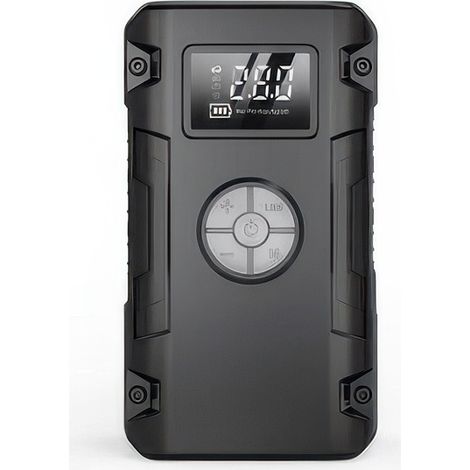 Avviatore di Emergenza 8000 mAh per Auto 12V con Compressore d'Aria Digitale e 3 Ugelli Lostech