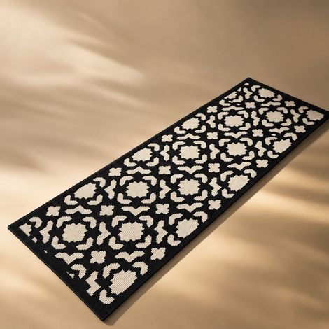 Tapis de cuisine unie en polypropylène, anti-dérapant et absorbant, 60 x 120 cm (1/5)