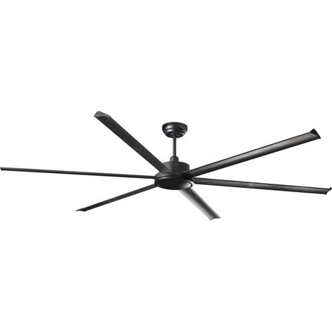 Rotterdam 25 Xxl Ø2500mm Negro 6 Palas Cm 250x250x47,5 Faro Faro 34207 (1/2)