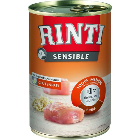 Rinti Sensible Hundenassfutter Adult 400 g Huhn & Reis