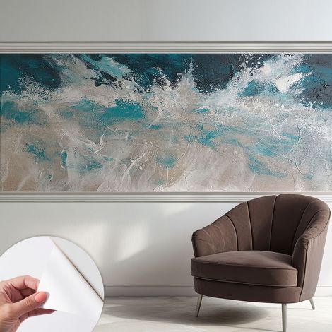 Carta da parati adesiva - fotomurale - facile da applicare - per la soggiorno - camera da letto - Onde oceaniche 250x104 cm (1/5)
