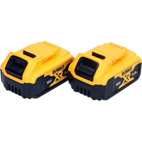 Juego de baterías DeWalt DCB 184 P2 2x 18 V 5,0 Ah / 5000 mAh Li-Ion XR