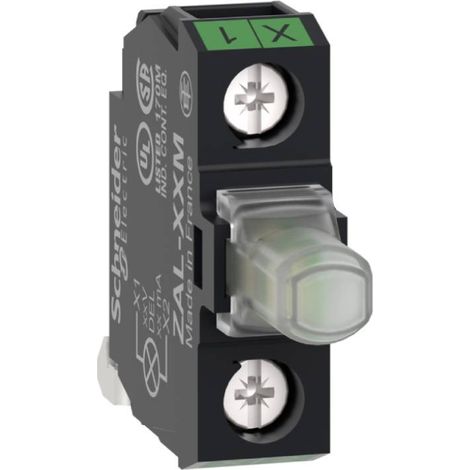 HARMONY BLOC LUMINEUX BOÎTE À BOUTONS VERT LED 230-240V MAINTENANCE SCHNEIDER ZALVM3M (1/3)
